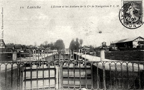 Ecluse de La 

Roche au début du XXe siècle
