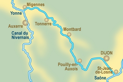 Bourgogne carte