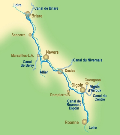 Loire latéral carte