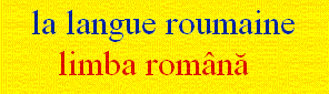 grammaire roumain